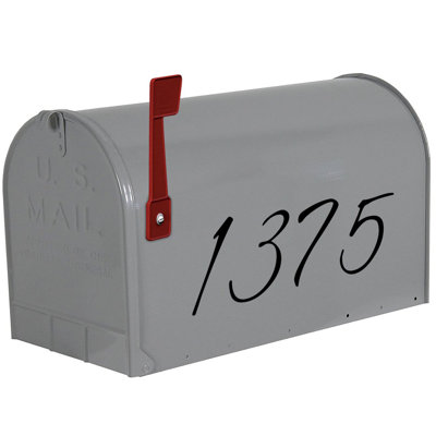 4 po numéro de maison autocollant
