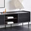 Meuble télé de style minimaliste noir