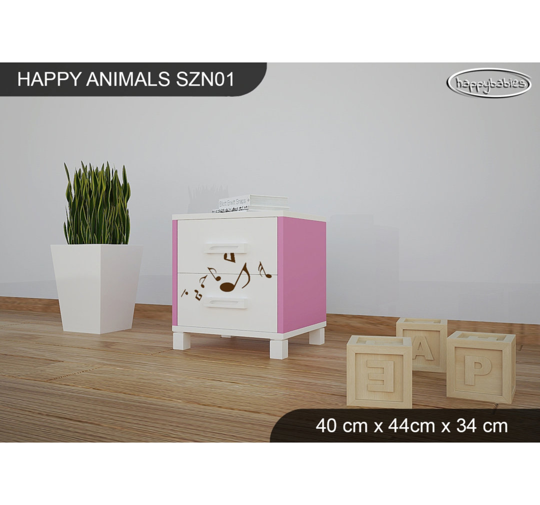 2 Drawer Nightstand