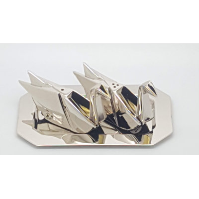 Ensemble salière et poivrière 3 pièces Elegance Origami