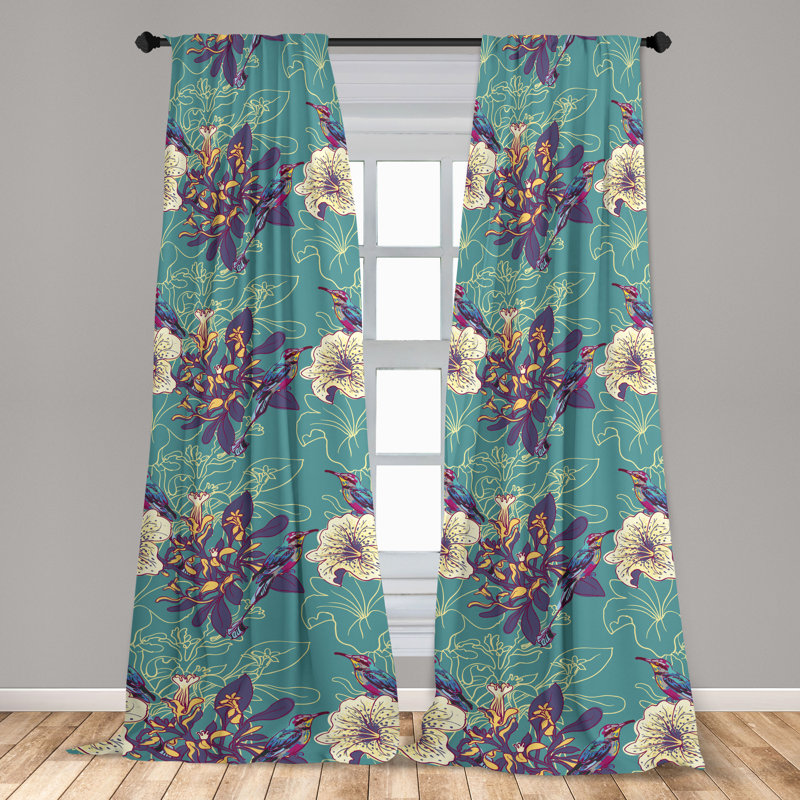 Semi Sheer Curtain Pair