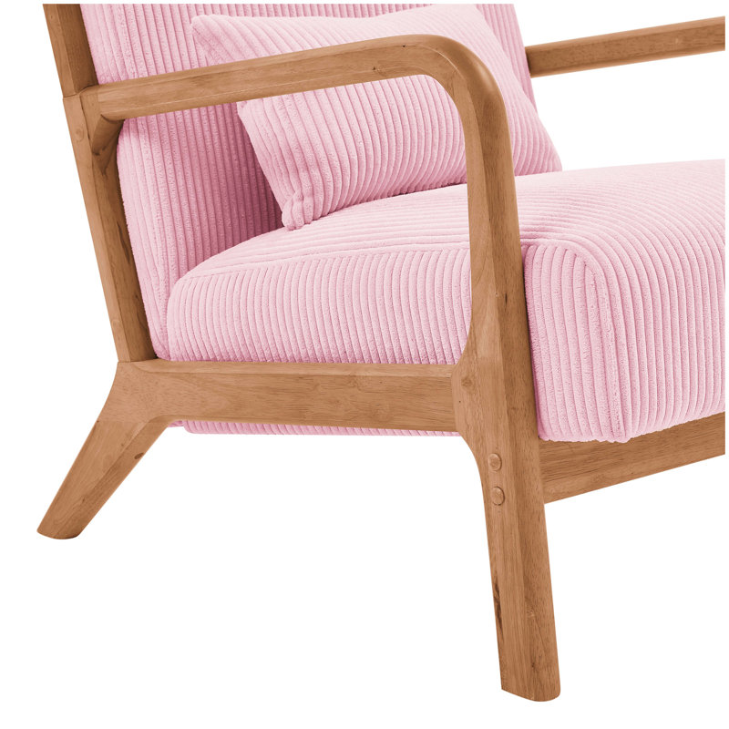 Chaise longue en bois, Pink