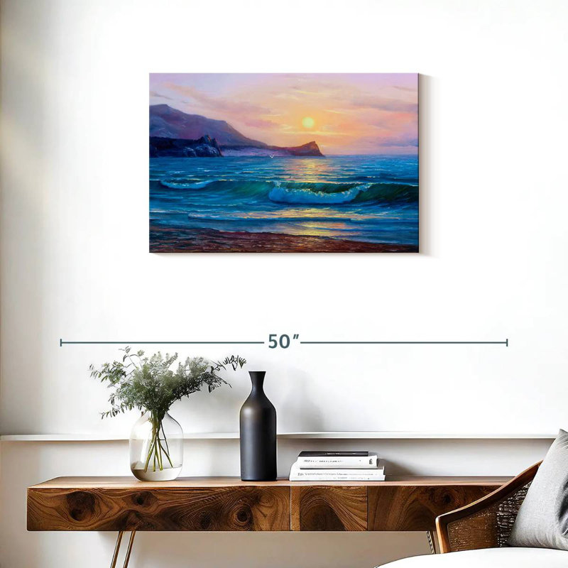 Gillard Calm Morning Waves, H 20 po x l 30 po