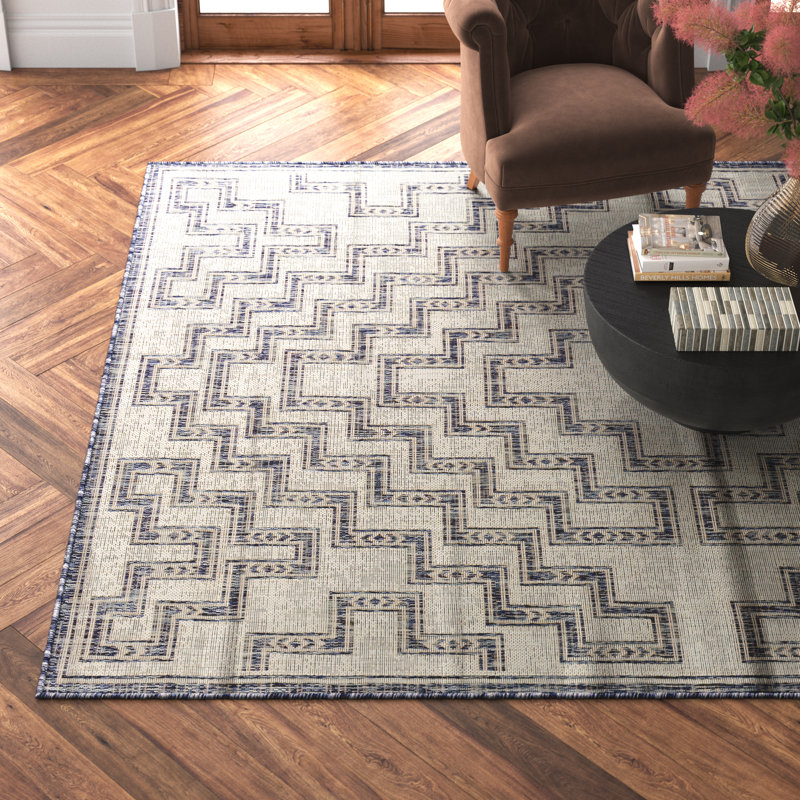 Bronwyn Oriental Indoor / Outdoor Rug, Rectangle 9'2" x 12'