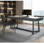 Bureau de table en pierre frittée Italian Light Luxury-2085677567