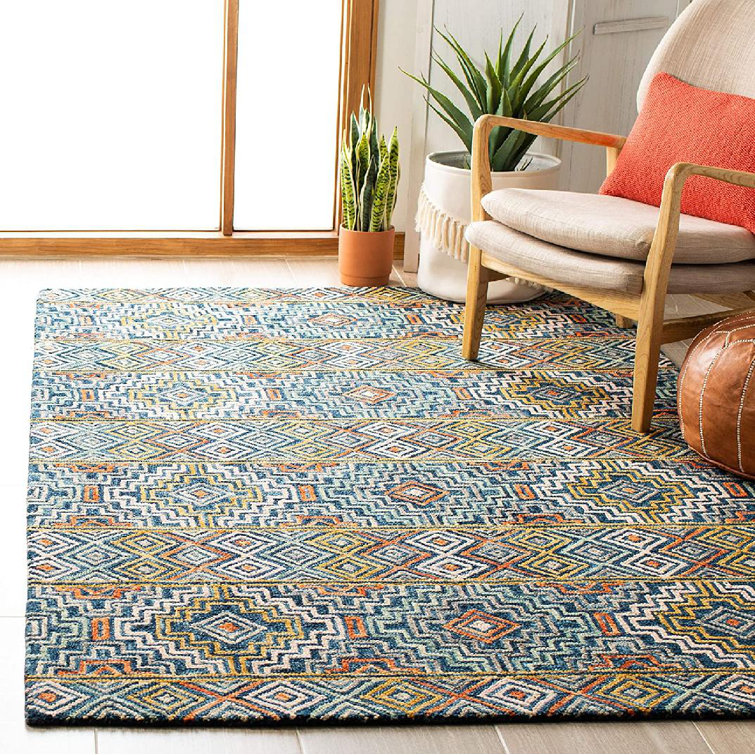 Deyoung Wool Geometric Rug