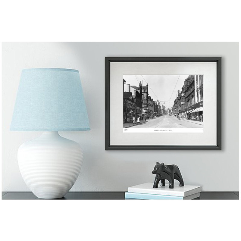 Leeds, Briggate 1951 - Single Picture Frame Print, 40cm H x 50cm W x 2.3cm D