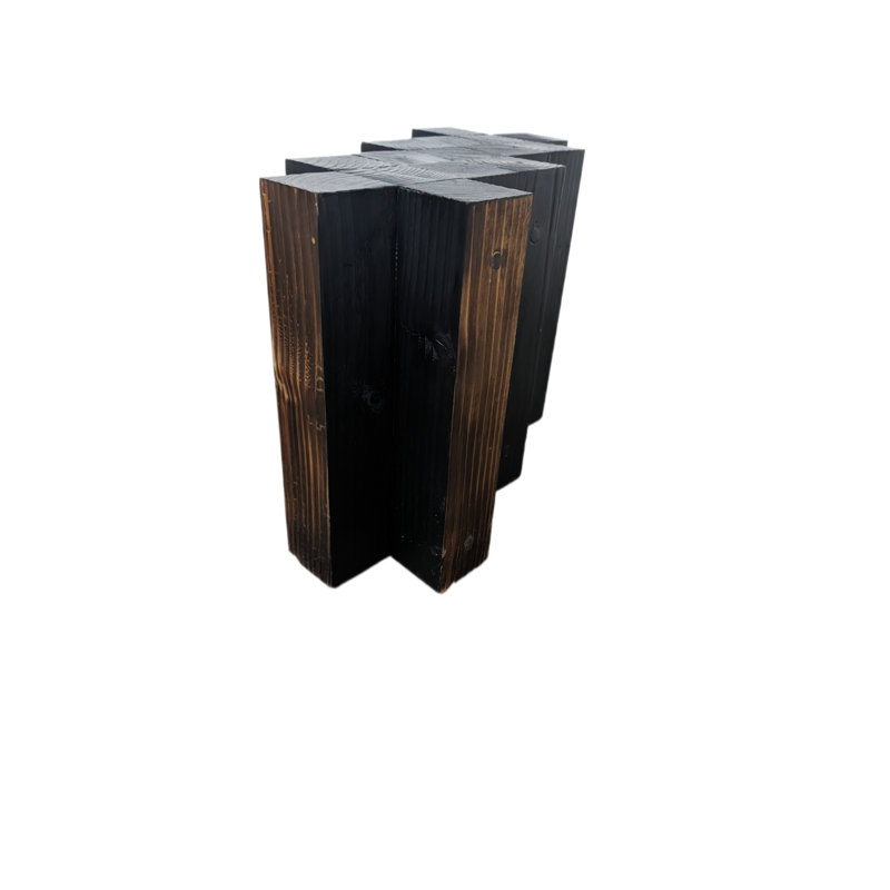 Handcrafted Solid Wood Side Table
