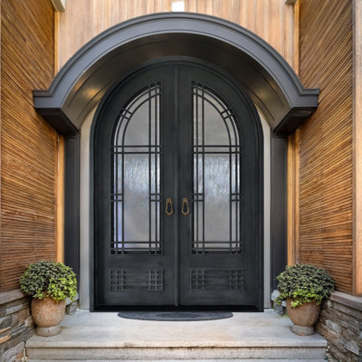 Astoria Arch Iron Door