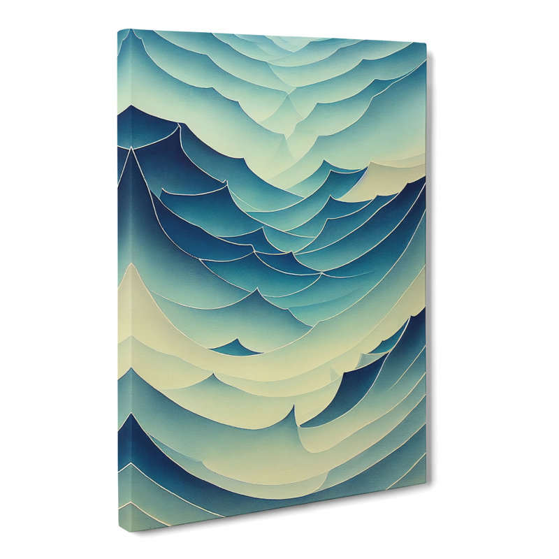 Seascape Abstract Vol.2 - Wrapped Canvas Print, 50cm H x 35cm W x 3cm D