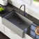 Karran Farmhouse/Apron-Front Quartz Composite 34'' X 21-1/4'' Single Bowl Kitchen Sink