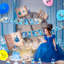 Décorations de fête d'anniversaire Cendrillon, ensemble de 112 articles de fête Cendrillon et ensemble de vaisselle pour enfants Cendrillon