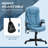High Back Vibration Massage Office Chair With 6 Vibration Points-469273651-437576101