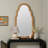 Evie Rattan Rectangle Mirror