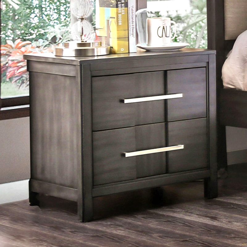 Table de chevet 1Pc, Gris