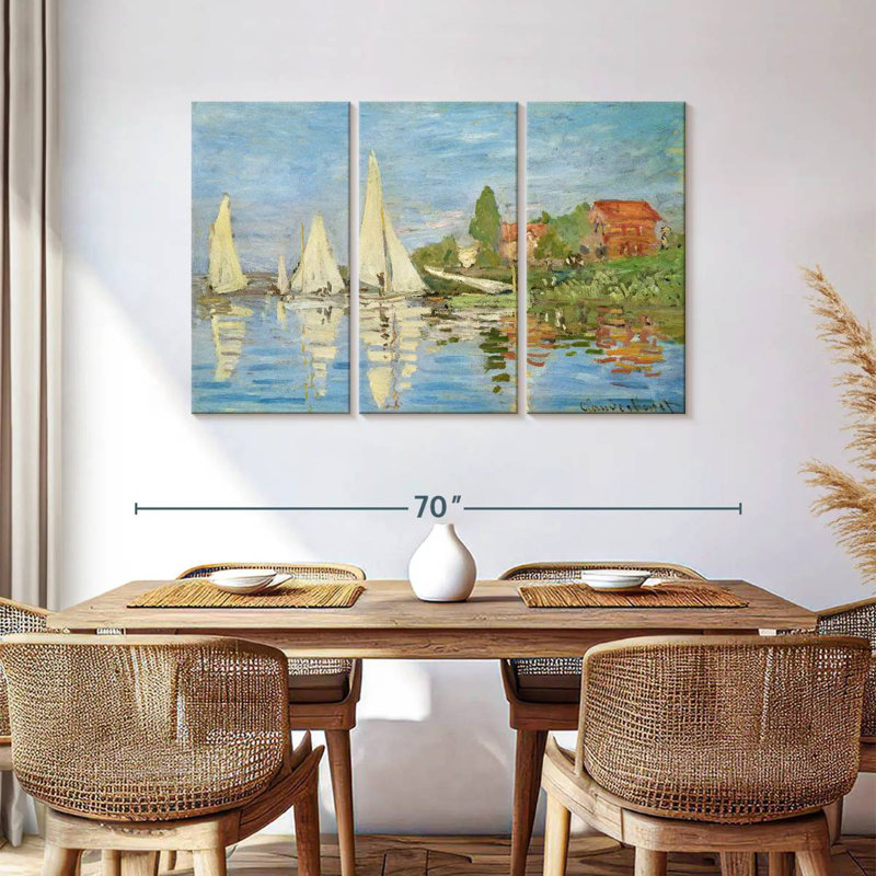 Aletra Regatta At Argenteuil 1872, 36" H x 57" W