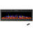 Symple Stuff Electric Fireplace - 72 Inch LED Wall or Recessed Fireplace Heater with Front Vent,10 Ember Colors, Touchscreen, and Remote