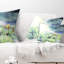 Coussin lombaire floral