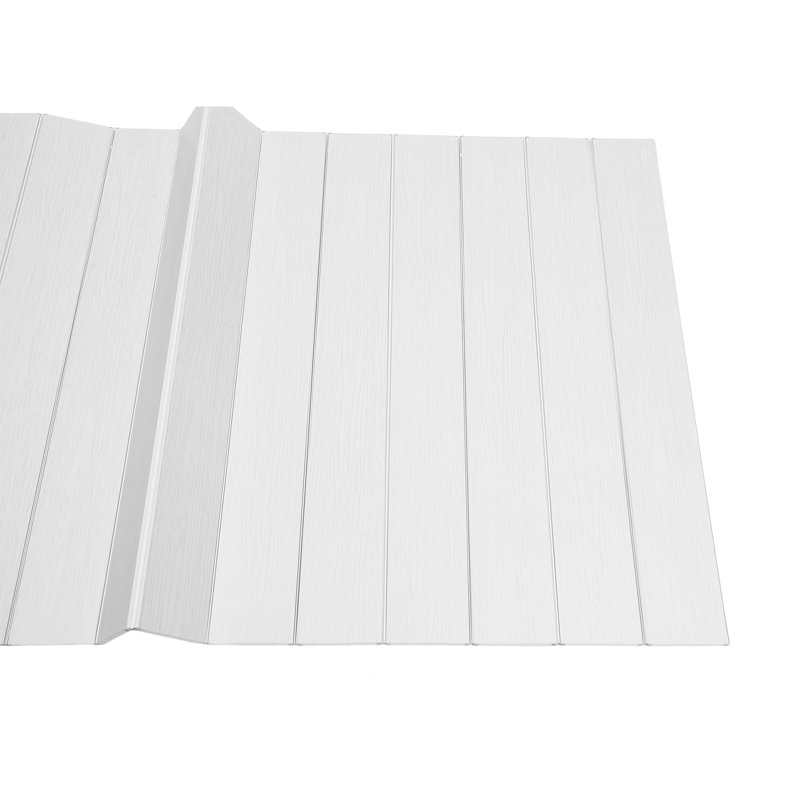 Couvercle de baignoire autoportant Stinec chiffre, Blanc, H 0,26 po x l 63 po x P 31,5 po