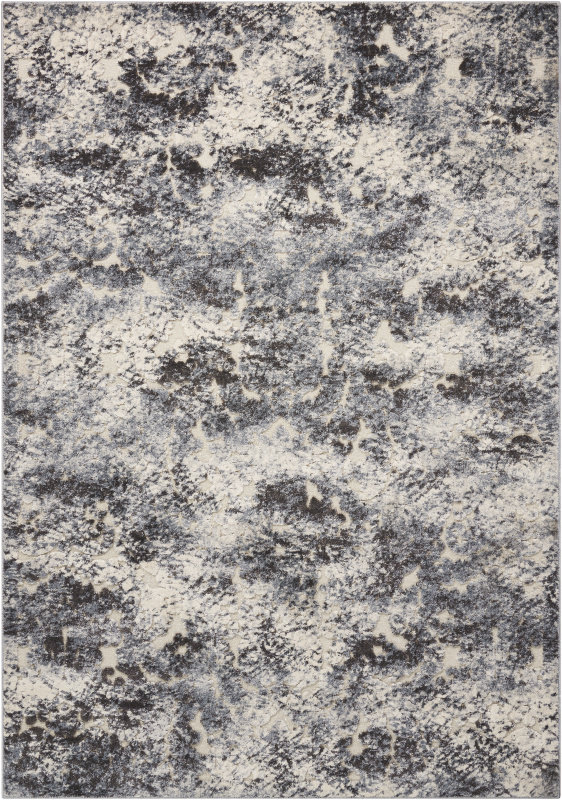 Gleam Brown Area Rug, Rectangle 3'10" x 5'10", Ivory/Brown