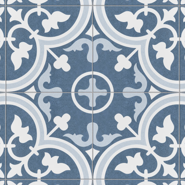 Arte Clover 10" X 10" Porcelain Patterned Wall & Floor Tile