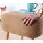 Corey 45cm Wide Square Solid Colour Footstool Ottoman-2013615866