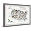 Reproduction encadrée «US Animals»-2002079135