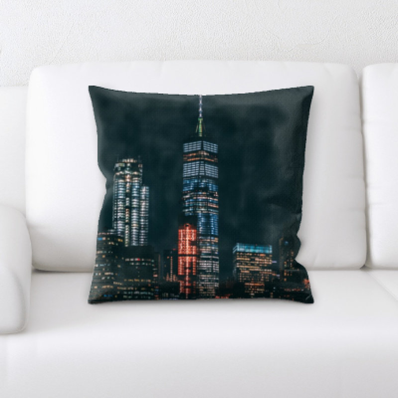 Microsuede Throw Pillow