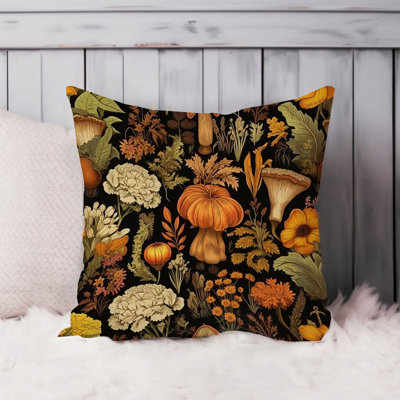 Botanical Mushroom Pattern III Cottage & Cottagecore
