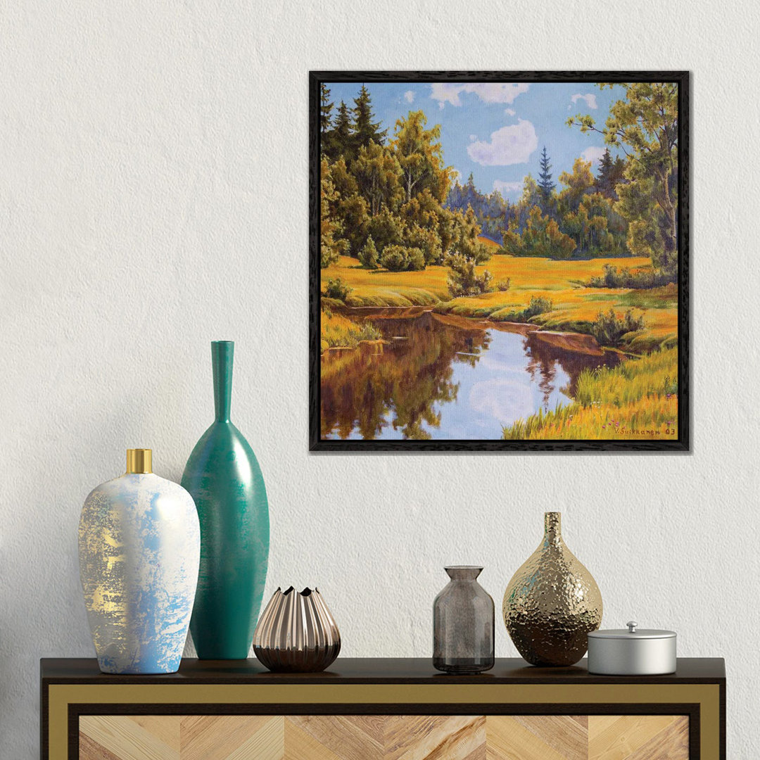 Quiet River von Veikko Suikkanen - Galerie-verpackte Leinwand Giclée auf Leinwand