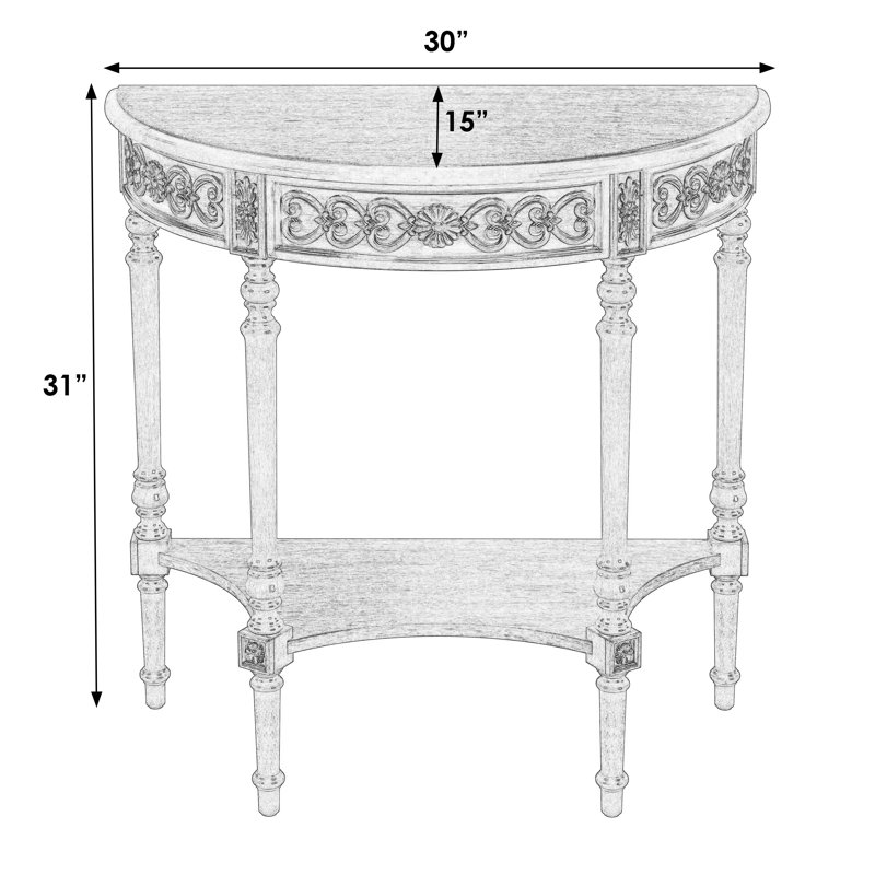 Artjom 30'' Console Table, Light Cherry