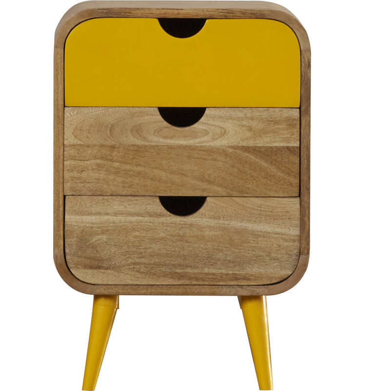 Delainy 3 Drawer Nightstand