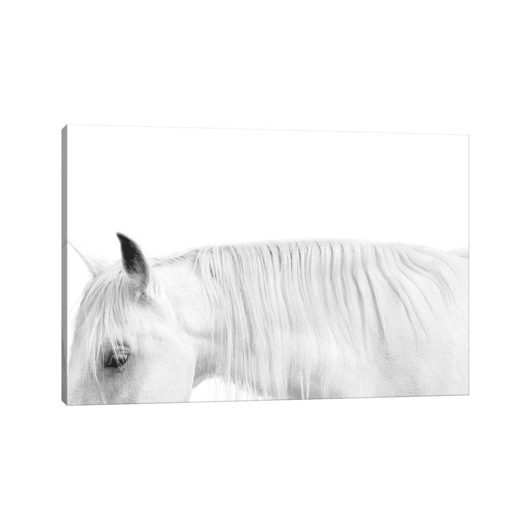 White On White von Samantha Carter - Galerie-verpackte Leinwand Giclée