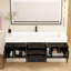 Finition du meuble-lavabo mural simple 60 po Jessica-72495628