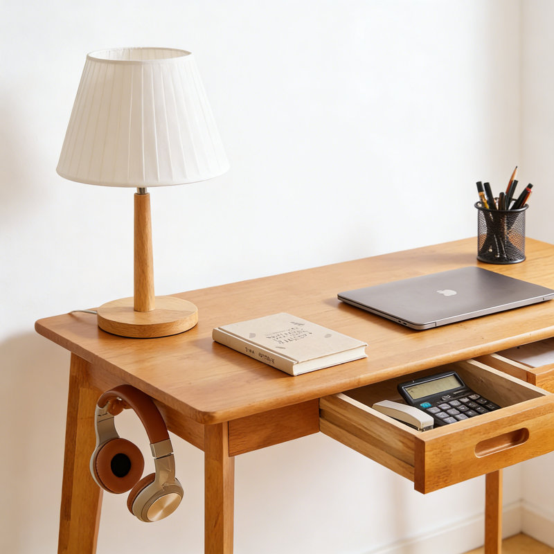 Computer Desk, Brown/Brown