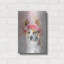 Art mural en métal Red Barrel Studio® «Flower Crown Akita» par Furbaby Affiliates-573007991
