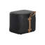 Axio Oval Leather Ottoman