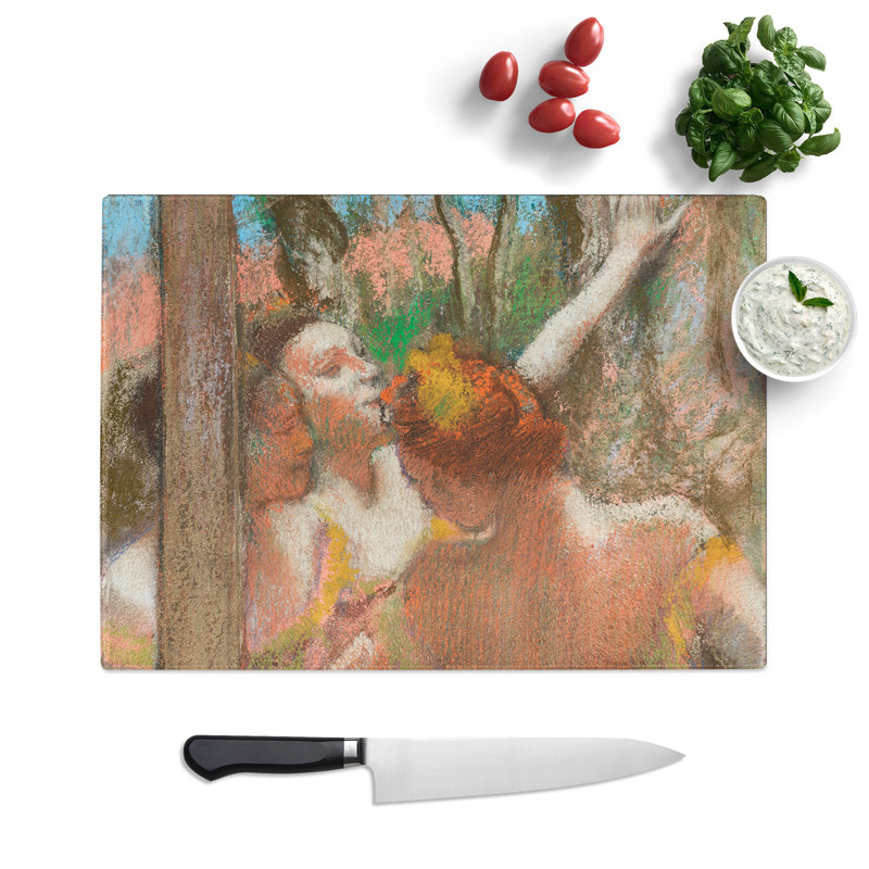 Ballet Ballerina Dancers by Edgar Degas Chopping Board, 0.4cm H x 20cm W x 28.5cm L