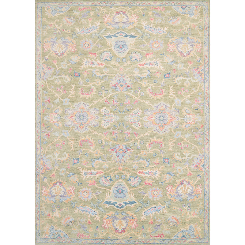 Wool Ikat Area Rug