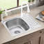 Belfry Kitchen Heracles 480mm W Single Bowl Stainless Steel Drop-In Kitchen Sink with 2 Faucet Holes