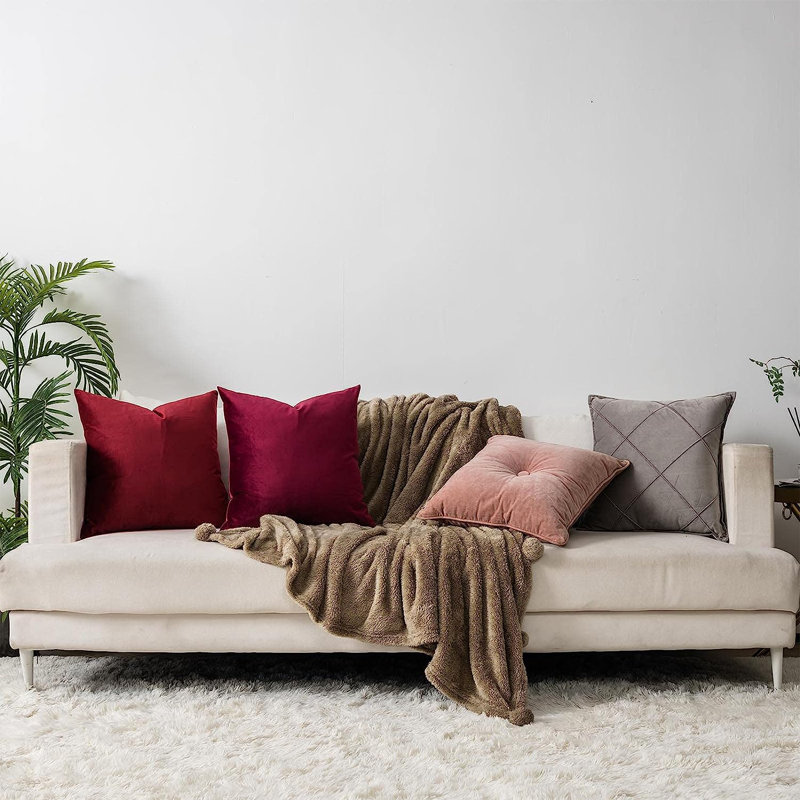 Housse de coussin , Vin rouge