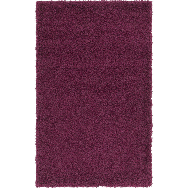 Capwell Performance Indoor Rug, Rectangle 2' x 3'1", Eggplant Purple