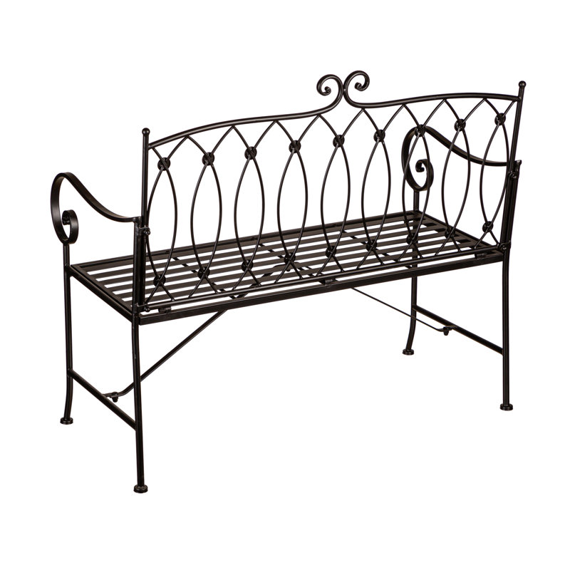 Banc d'extérieur en métal Darwuin