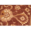Tapis brun / crème en laine noué à la main de style oriental rectangulaire 8 pi 1 po x 9 pi 9 po Baccio