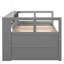 Lit de jour simple TG avec 3 rangements - gris, 2 gigognes et gris précieux, avantageux-1442100023