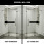 Winslow 46.5 in. W x 74 in. H Frameless Sliding Rectangle Shower Enclosure-2059494550