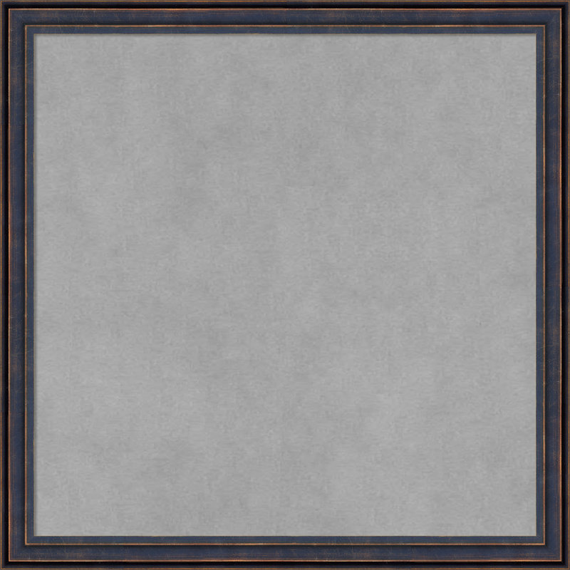 Tableau magnétique à cadre arrondi bronze foncé, H 18 po x l 18 po