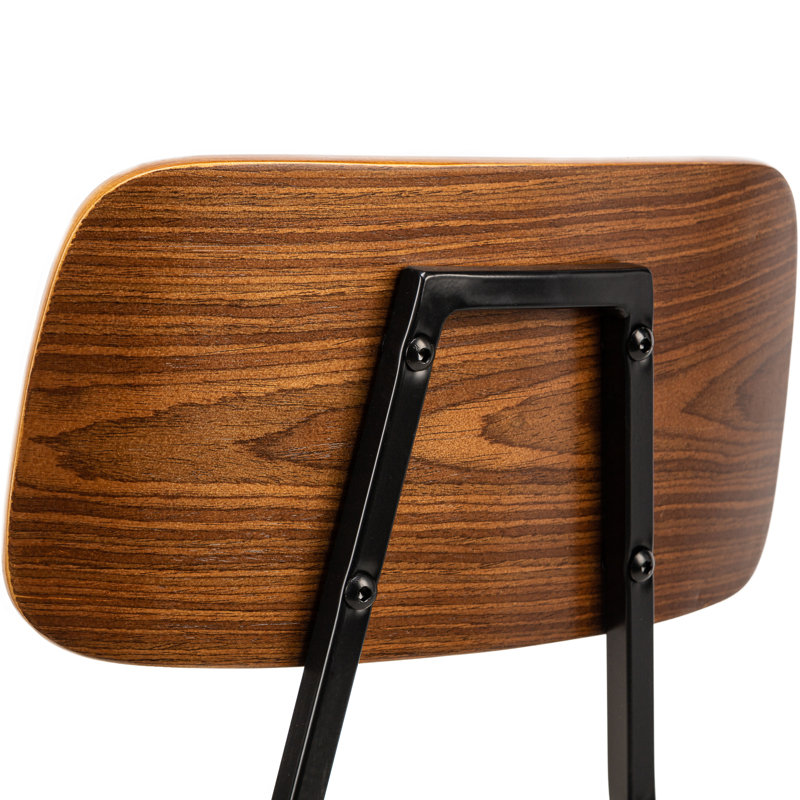 Ensemble de 2 chaises de bureau Berenice, Noir, noir, noir, noir