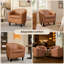 Seldon 28'' H Vegan Leather Barrel Chair-1892644210