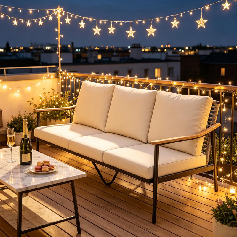 Canapé d'extérieur 3 places Chic Wicker
